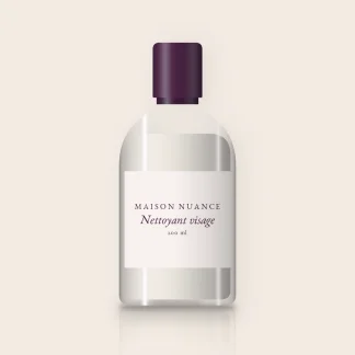 Nettoyant visage anti-pollution à l'huile de jojoba Bel Instant 200 ml – Maison Nuance, flacon 200 ml