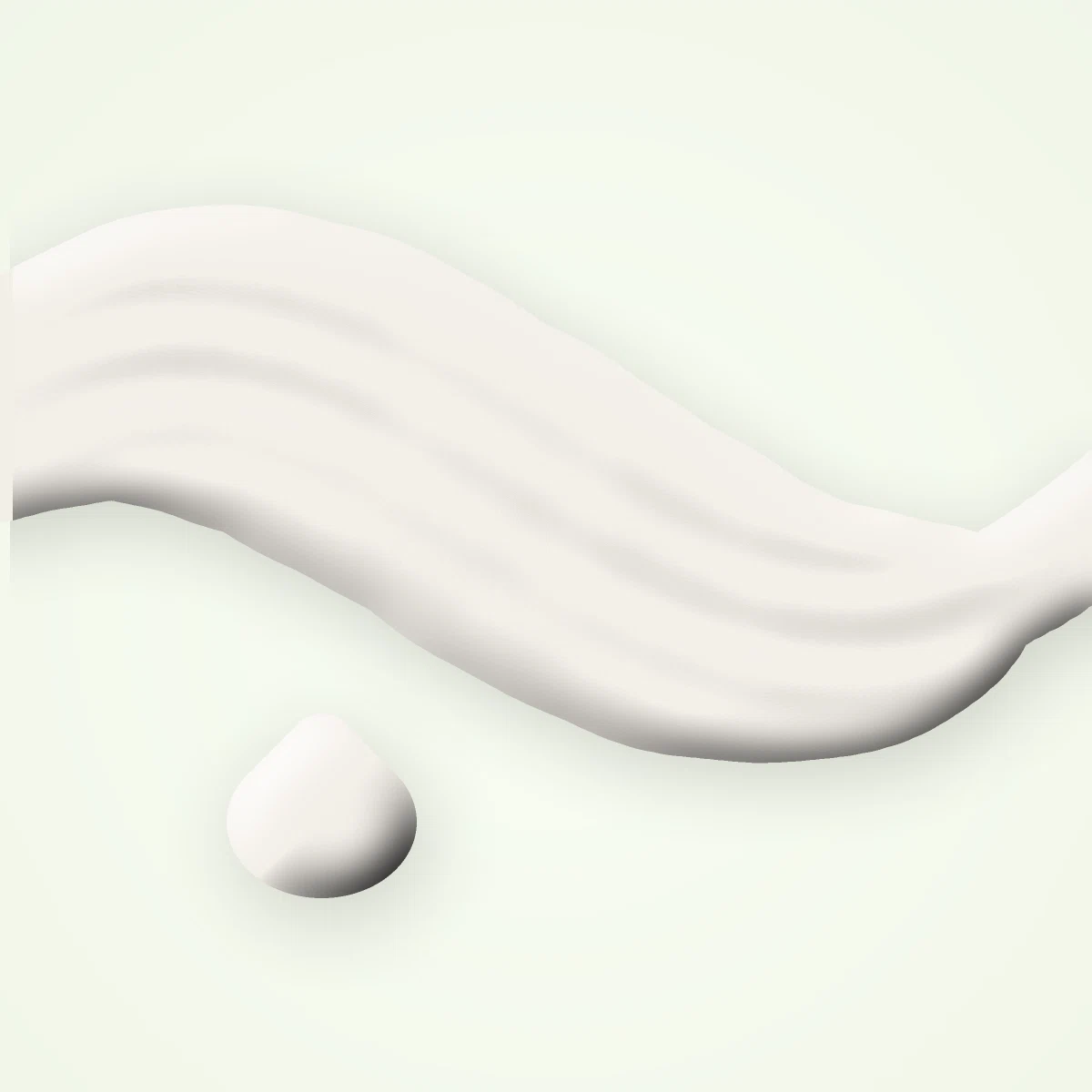 Baume après-rasage revitalisant Menthe Vive – Fraîcheline, aperçu de la texture