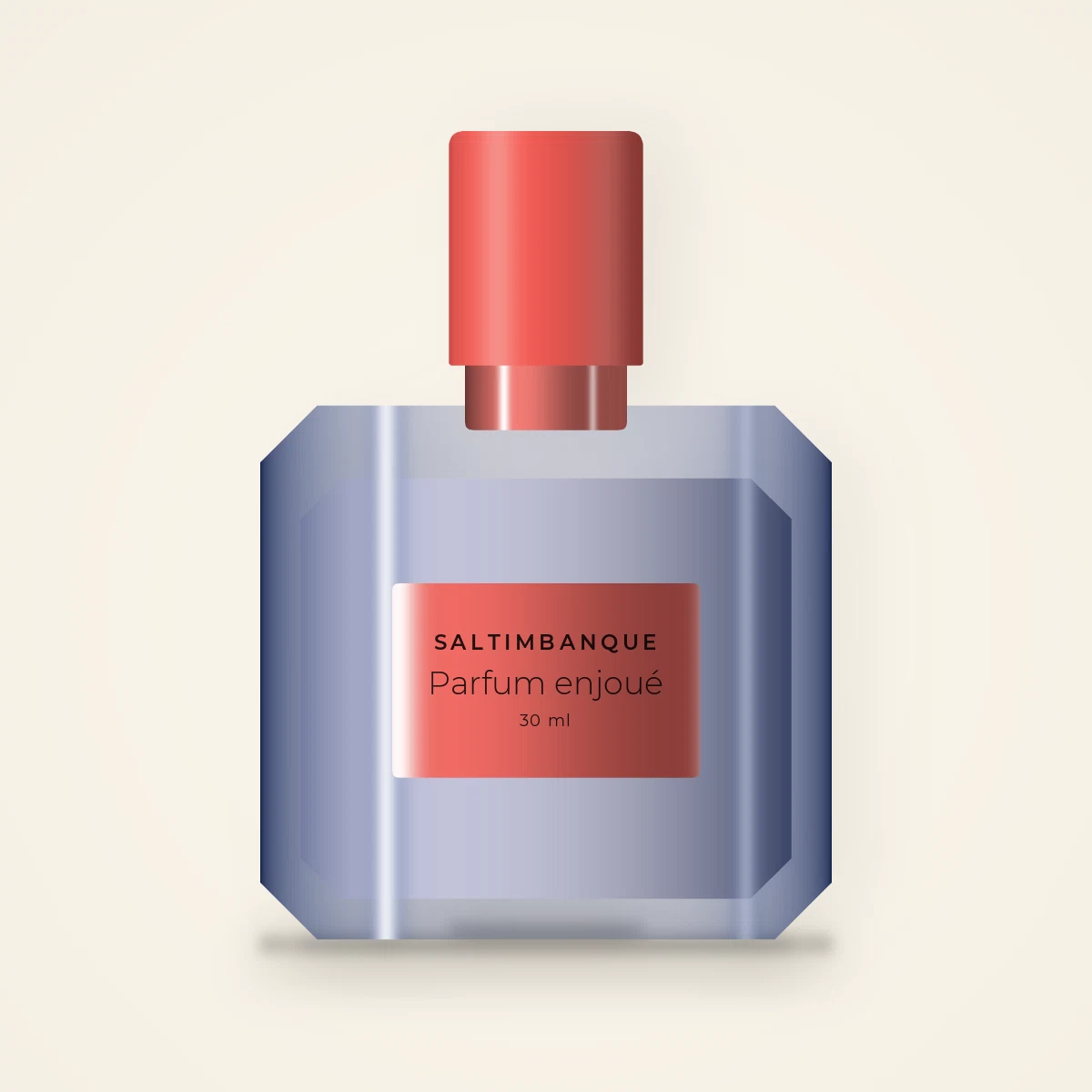 Parfum enjoué au patchouli pour femme – Saltimbanque, flacon 30 ml
