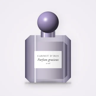 Parfum gracieux au cacao – Carnet d'Iris, flacon 30 ml
