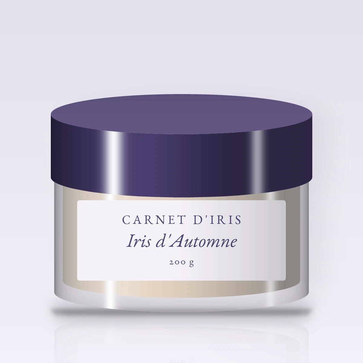Gommage corps Iris d'Automne vivifiant au sucre – Carnet d'Iris, pot 200 g