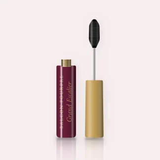 Mascara Grand Escalier à l'huile de jojoba – Balcon Pourpre, flacon et brosse 4 ml, teinte Noir intense