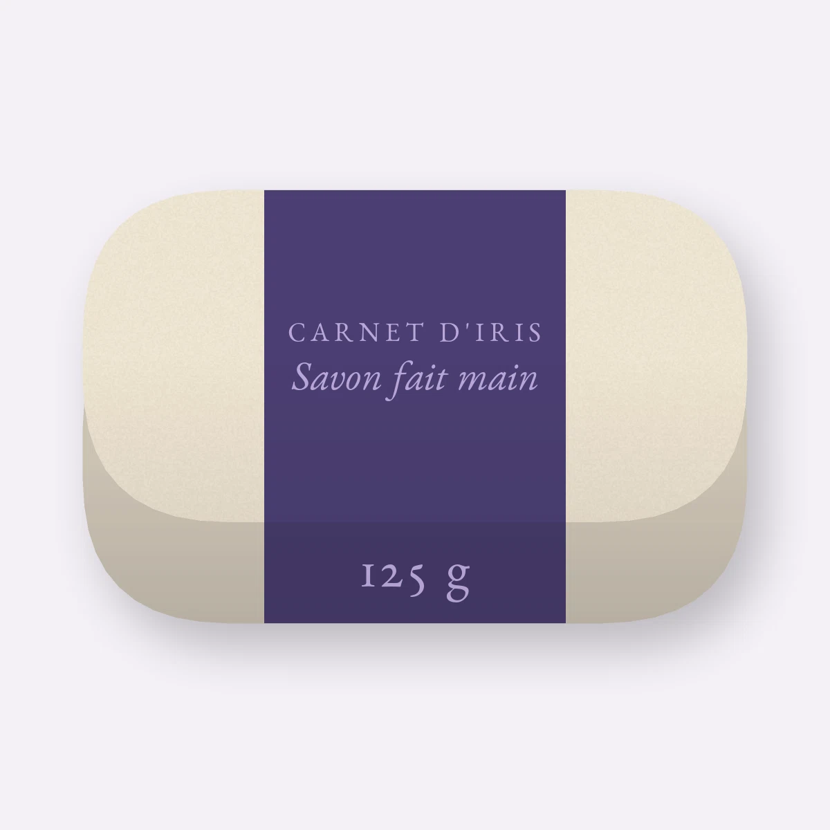 Savon surgras fait main à l'huile de nigelle – Carnet d'Iris, pain 125 g