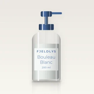 Bouleau Blanc nettoyant visage anti-imperfections – Fjeldlys, flacon-pompe 200 ml