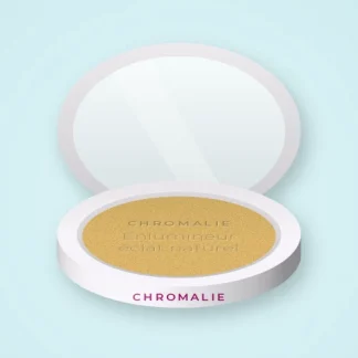 Enlumineur éclat naturel au beurre de karité – Chromalie, boîtier 4,5 g, teinte Doré