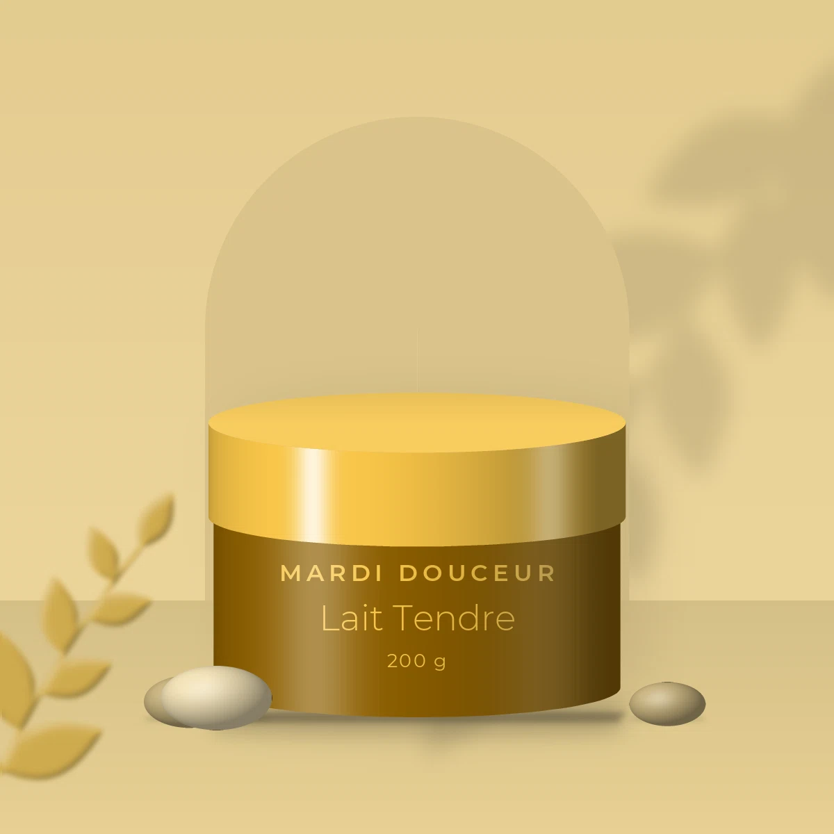 Gommage corps Lait Tendre nourrissant au sucre – Mardi Douceur, photo d'ambiance