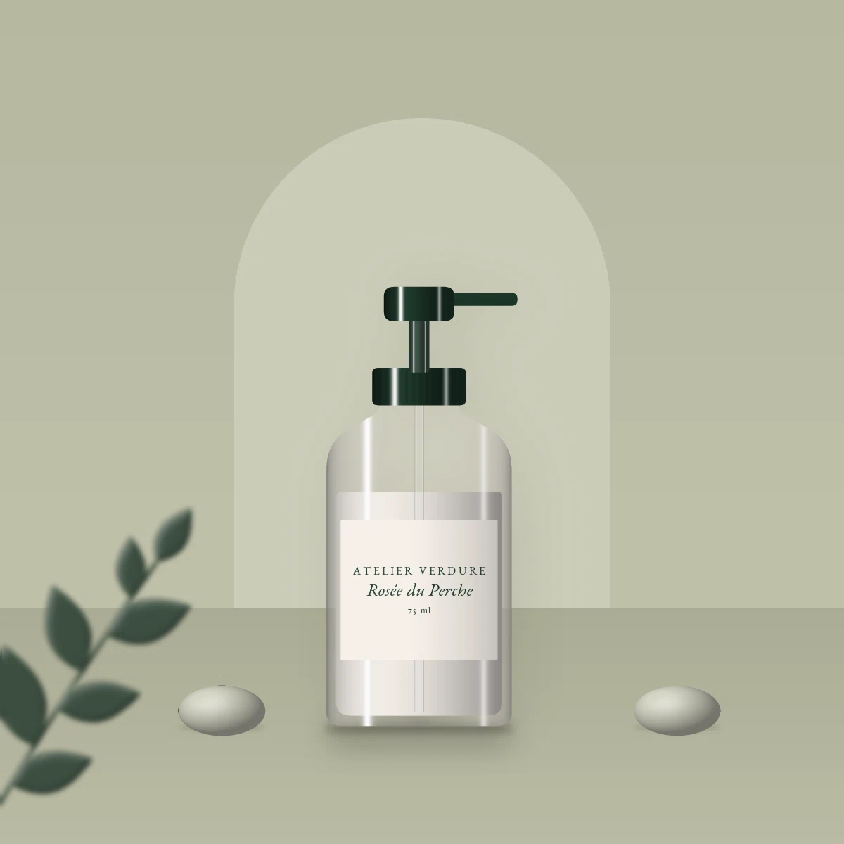 Crème hydratante protectrice Rosée du Perche – Atelier Verdure, photo d'ambiance