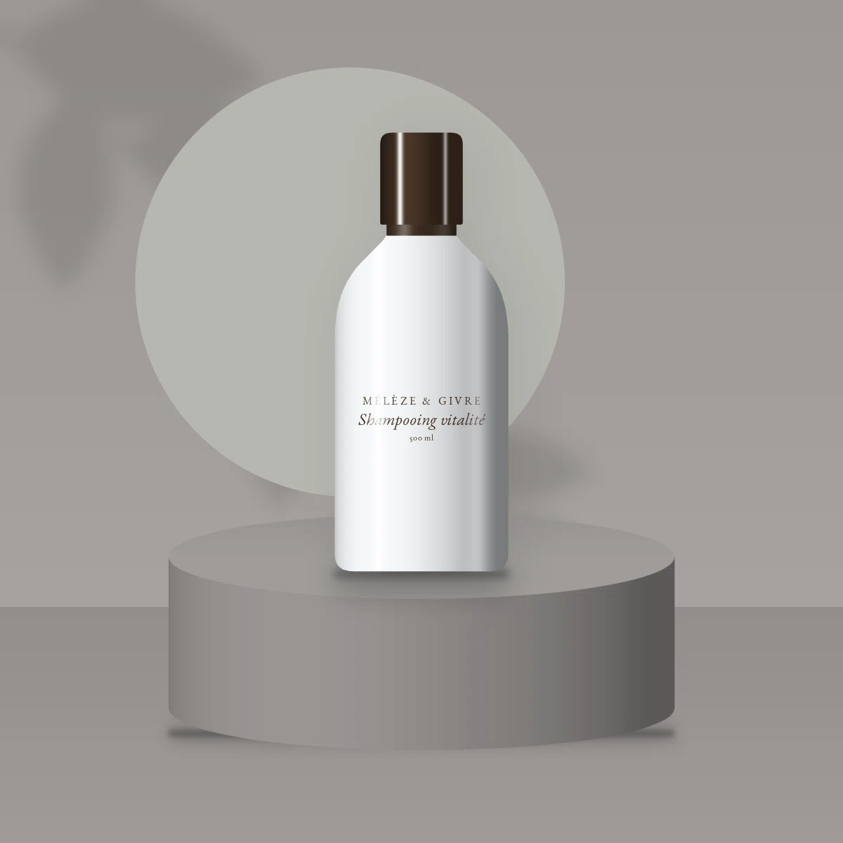 Shampooing vitalité à l'acide hyaluronique – Mélèze & Givre, photo d'ambiance