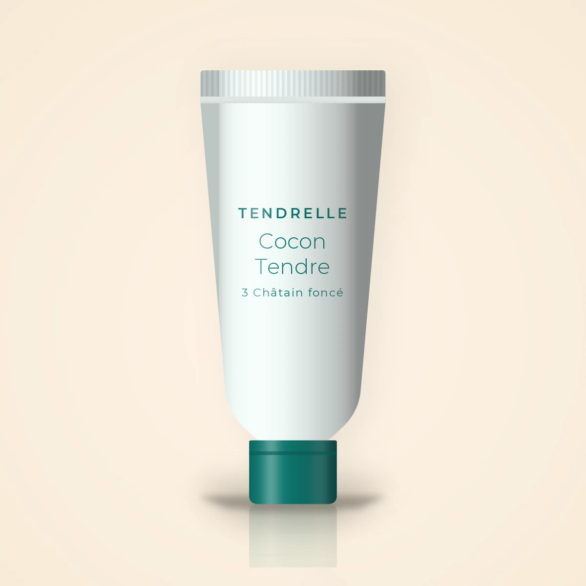 Coloration Cocon Tendre aux céramides – Tendrelle, tube, teinte 3 Châtain foncé