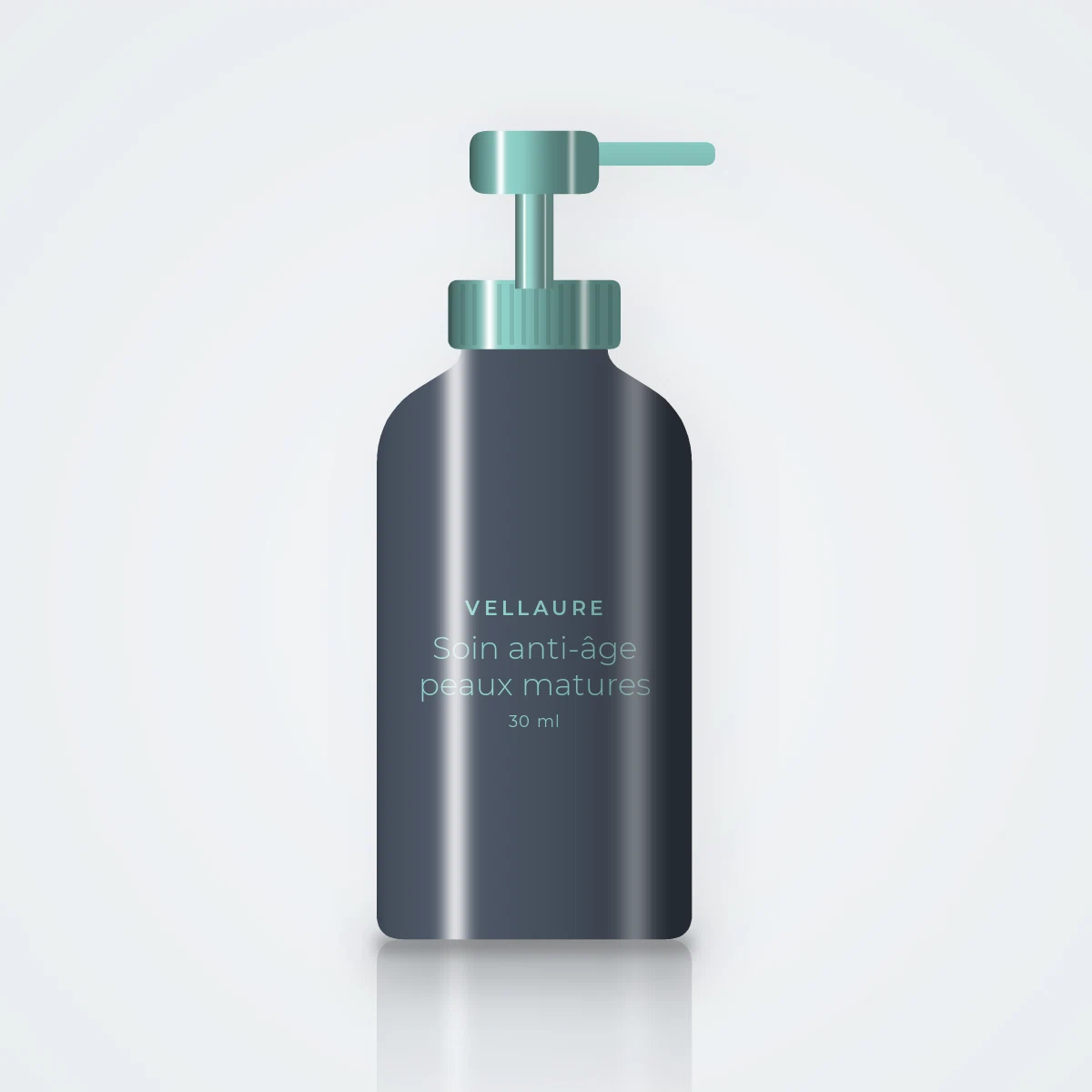 Soin anti-âge peaux matures à l'acide férulique – Vellaure, flacon-pompe 30 ml