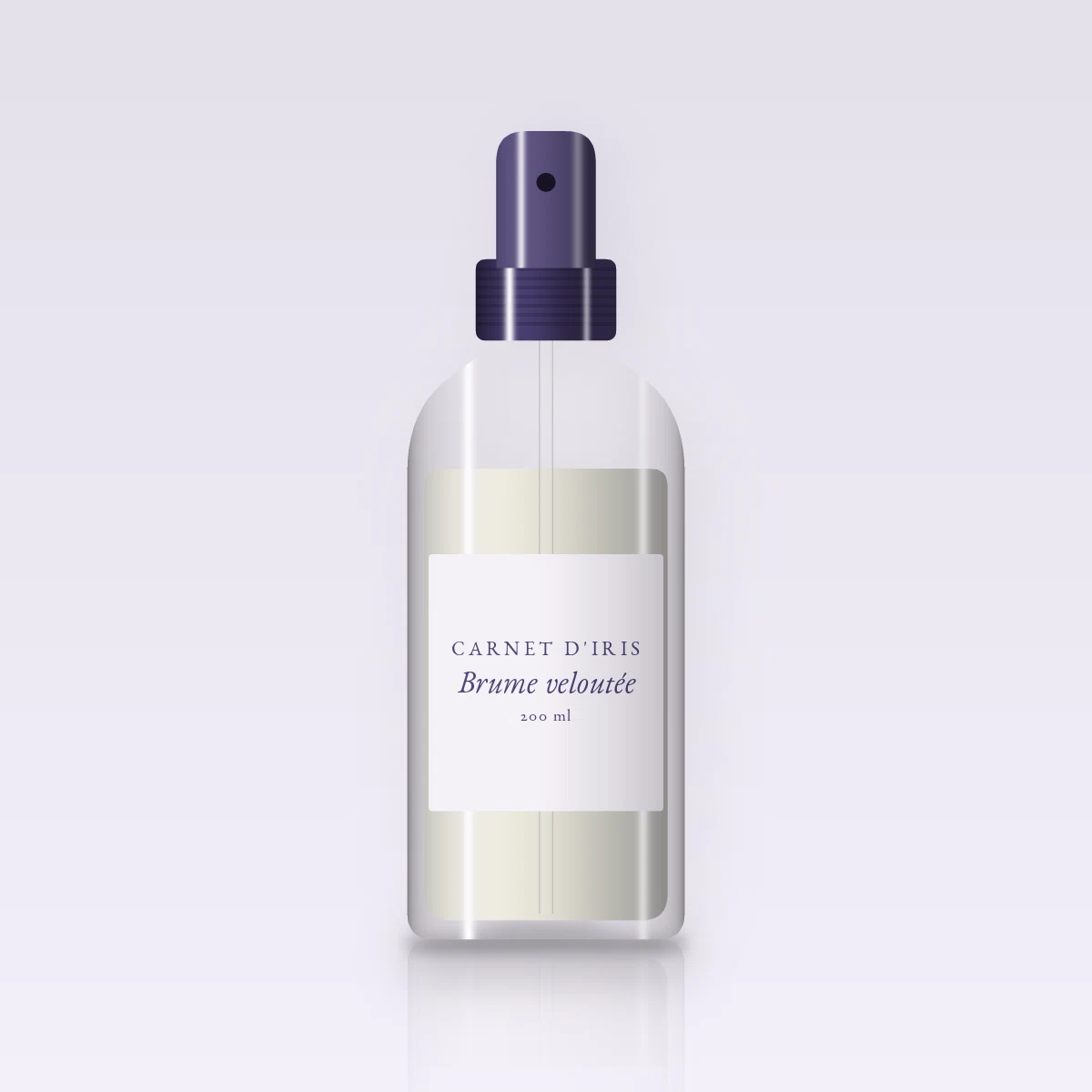 Brume veloutée au romarin – Carnet d'Iris, flacon spray 200 ml