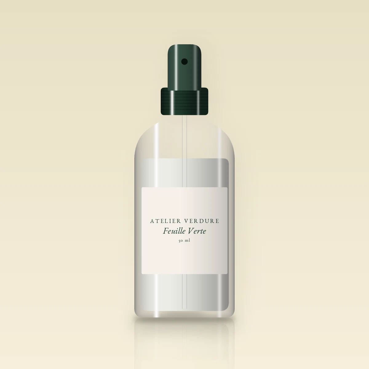 Déodorant Feuille Verte à l'eau de coco – Atelier Verdure, flacon spray 50 ml