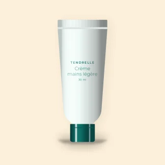 Crème mains légère à l'huile d'argan – Tendrelle, tube 30 ml