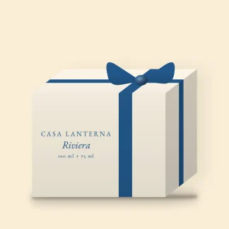 Coffret Riviera au ciste labdanum – Casa Lanterna, 100 ml + 75 ml