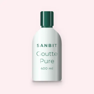 Goutte Pure nettoyant visage confort – Sanbit, flacon 400 ml