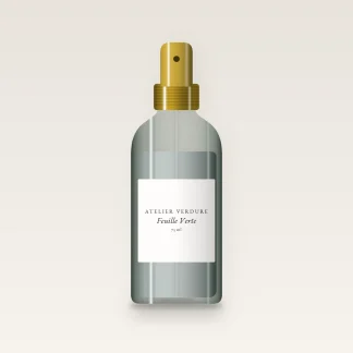 Déodorant Feuille Verte fraîcheur douce – Atelier Verdure, flacon spray 75 ml