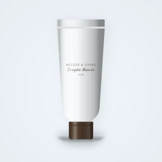 Crème mains Tempête Blanche à l'avoine – Mélèze & Givre, tube 75 ml
