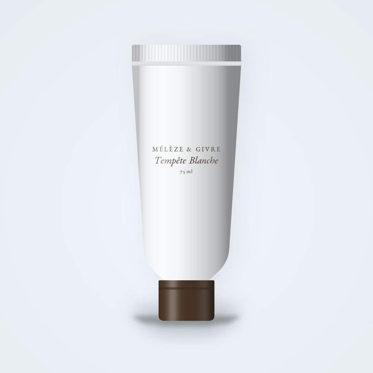 Crème mains Tempête Blanche à l'avoine – Mélèze & Givre, tube 75 ml