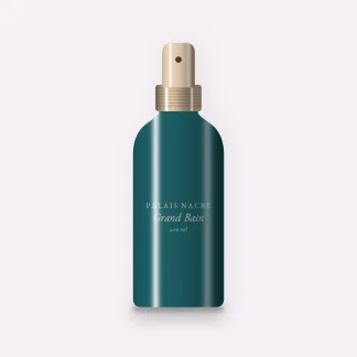Brume Grand Bain rayonnante au concombre – Palais Nacré, flacon spray 200 ml