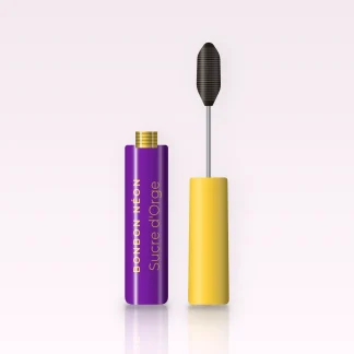 Mascara longueur extrême Sucre d'Orge – Bonbon Néon, flacon et brosse 4 ml, teinte Brun noir