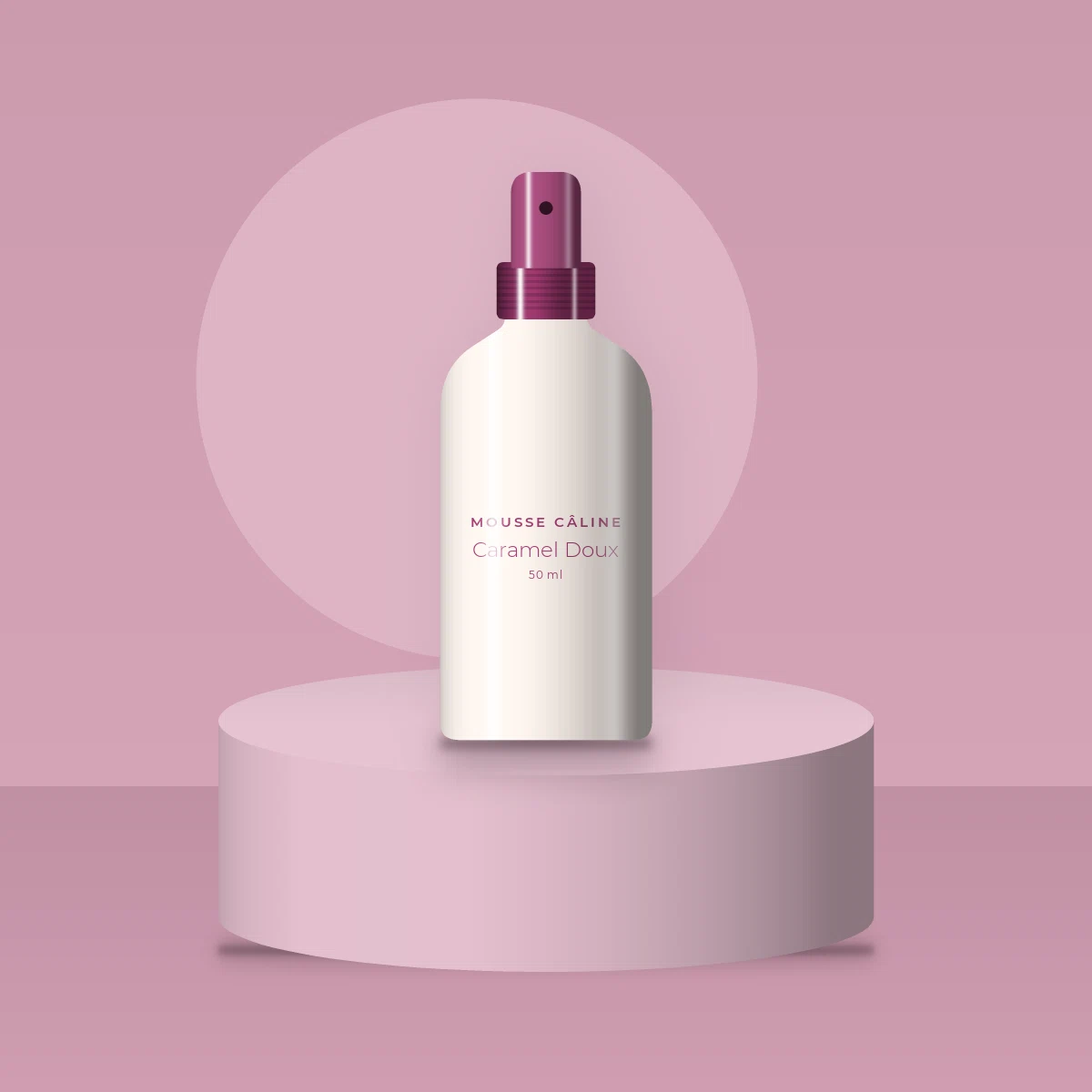 Déodorant Caramel Doux soin pureté – Mousse Câline, photo d'ambiance
