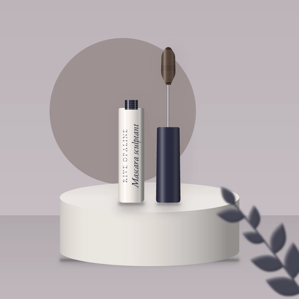 Mascara sculptant au beurre de karité – Rive Opaline, photo d'ambiance