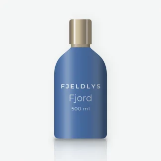 Gel douche Fjord à l'huile de noyau d'abricot – Fjeldlys, flacon 500 ml