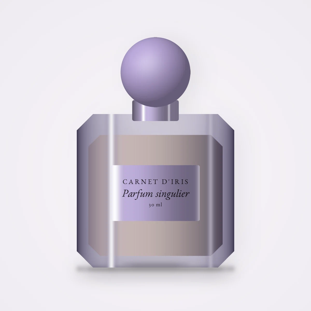 Parfum mixte singulier au café – Carnet d'Iris, flacon 30 ml