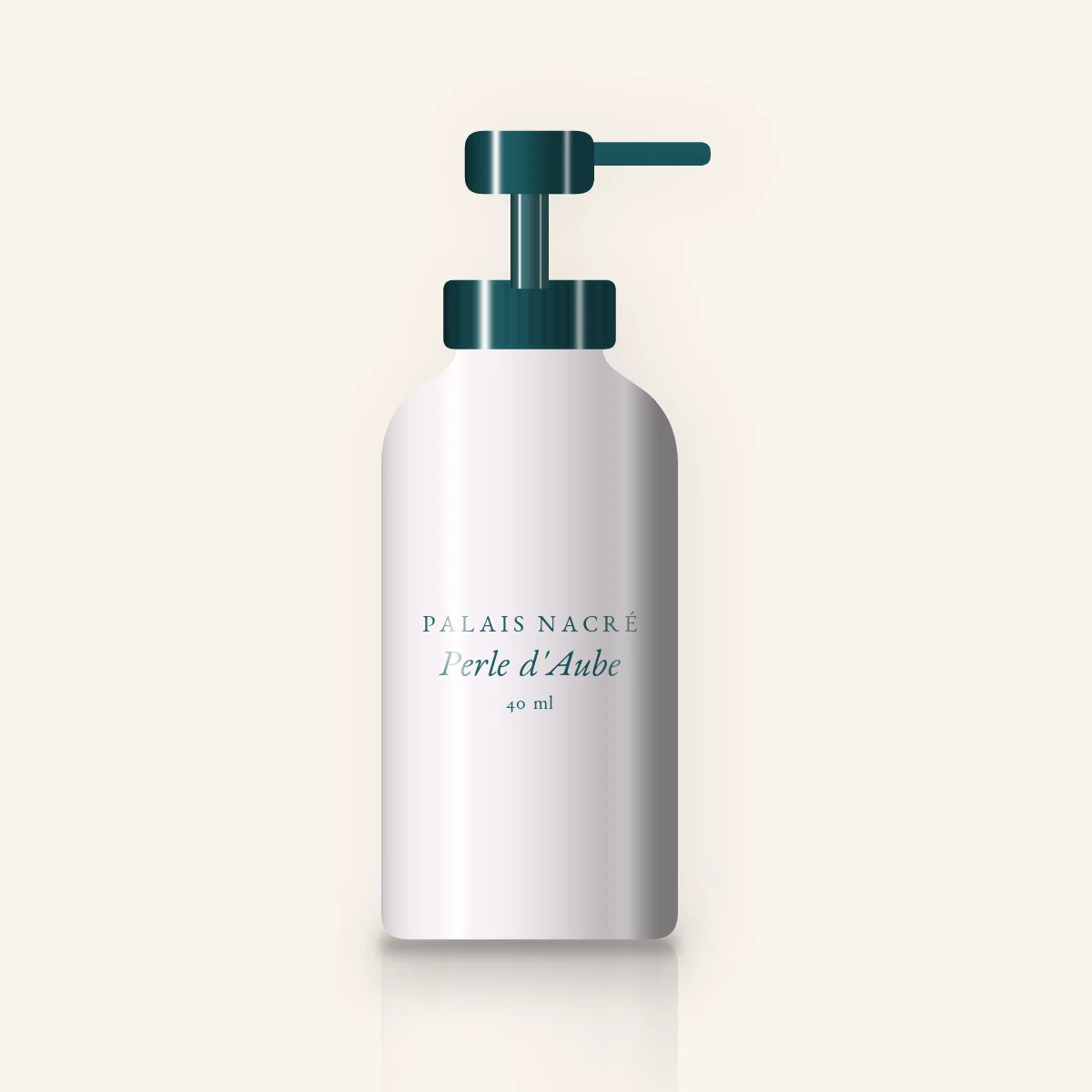 Perle d'Aube crème hydratante réconfortante – Palais Nacré, flacon-pompe 40 ml