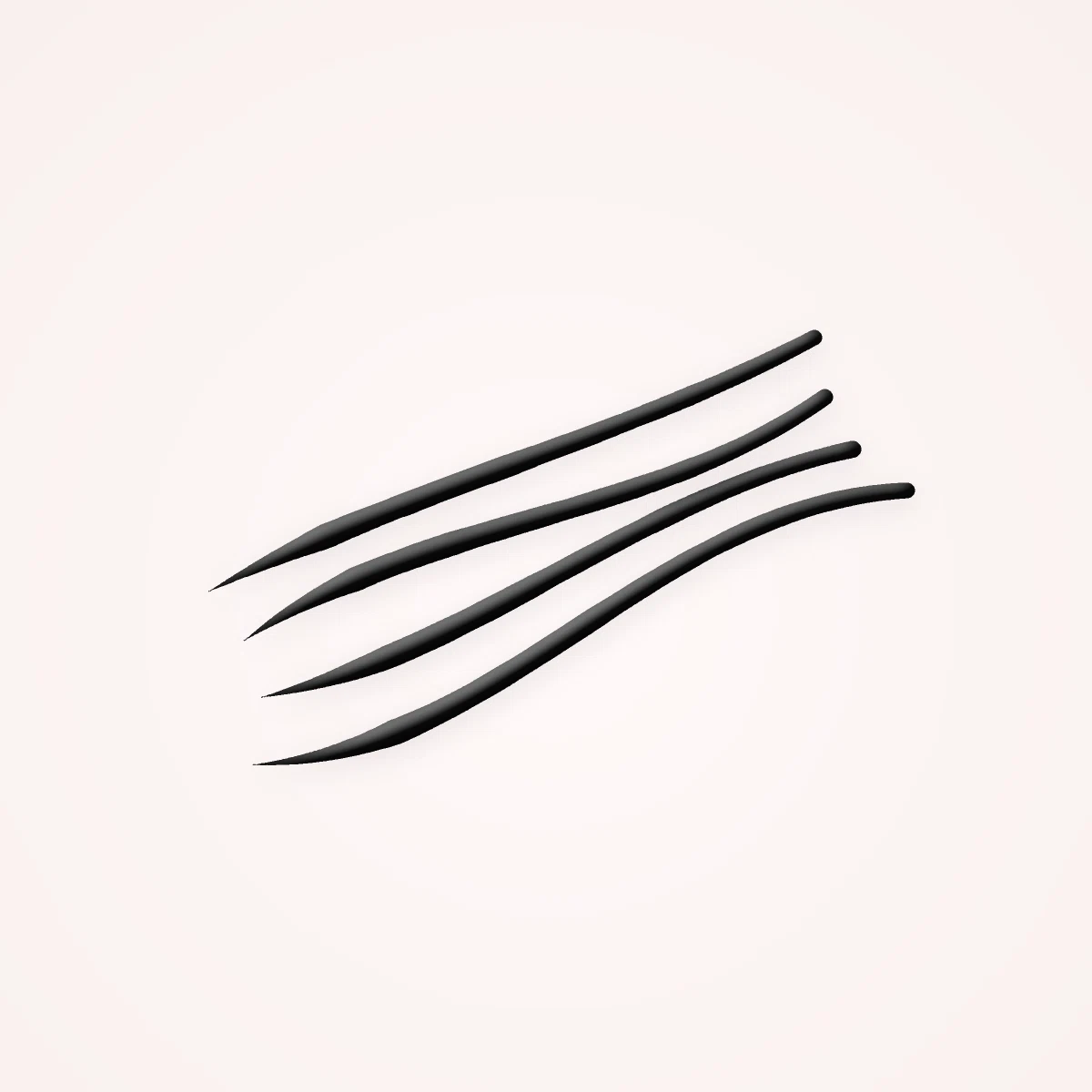Eyeliner effet œil de biche Projecteur – Coulisse Rouge, aperçu de la teinte Noir intense