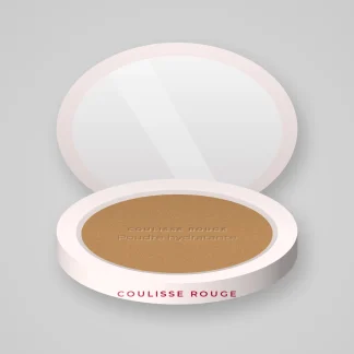 Poudre hydratante au squalane – Coulisse Rouge, boîtier 20 g, teinte 10 Doré