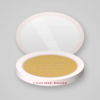 Enlumineur éclat naturel à l'huile d'abricot – Coulisse Rouge, boîtier 4,5 g, teinte Doré