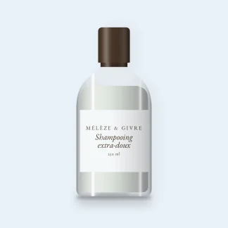 Shampooing extra-doux au fenugrec – Mélèze & Givre, flacon 250 ml