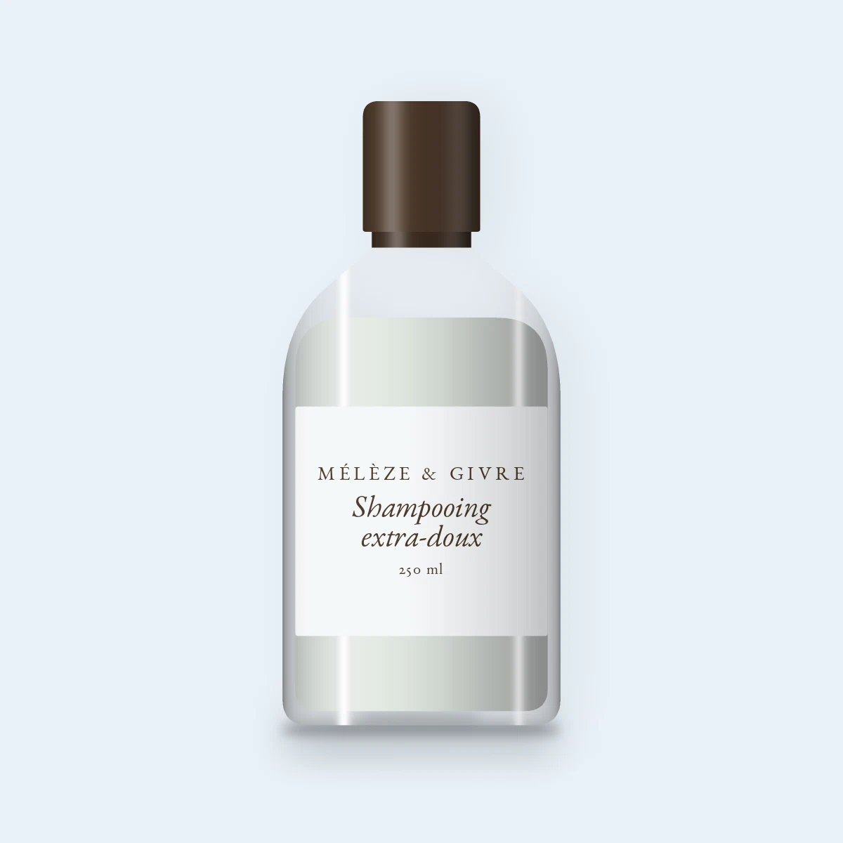 Shampooing extra-doux au fenugrec – Mélèze & Givre, flacon 250 ml