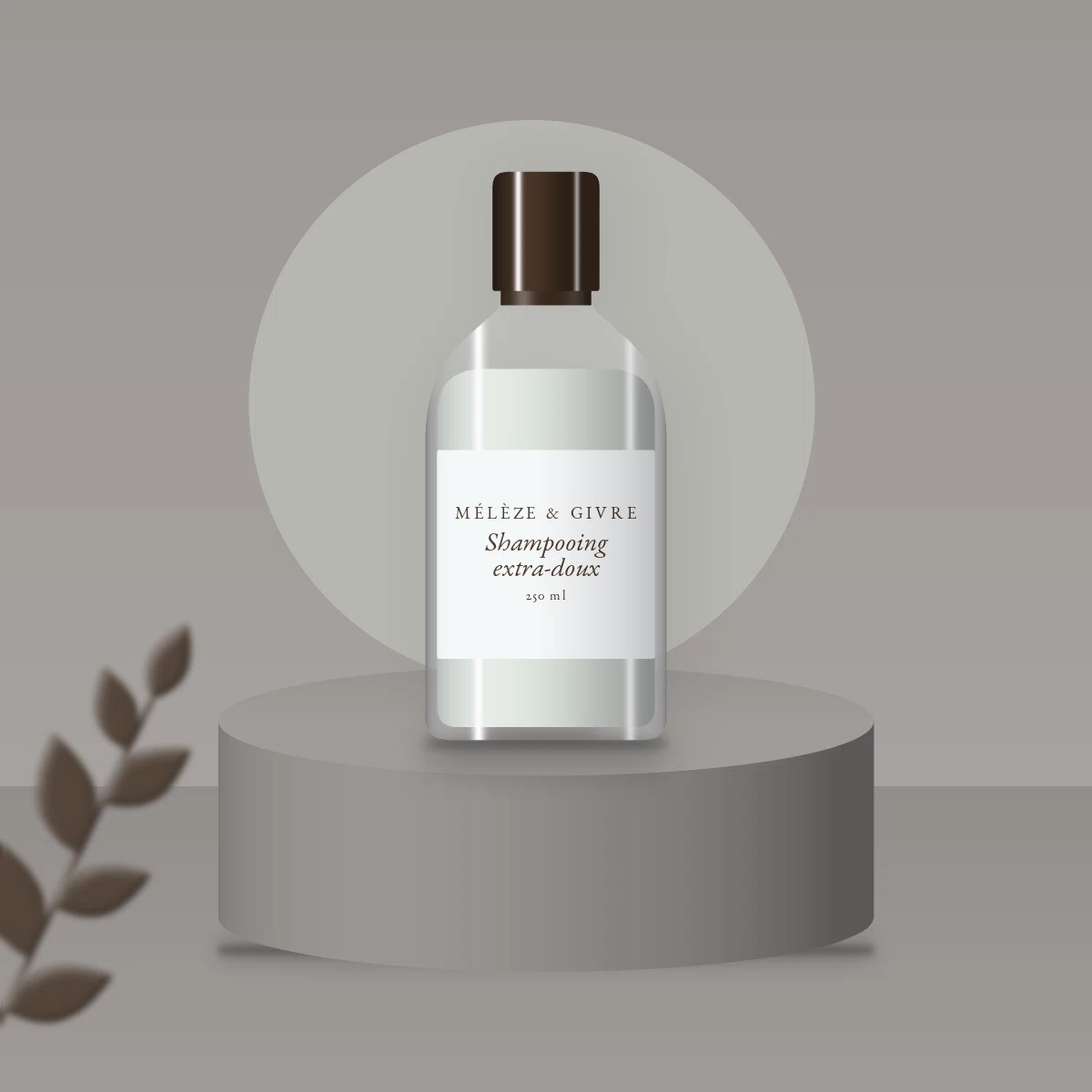 Shampooing extra-doux au fenugrec – Mélèze & Givre, photo d'ambiance
