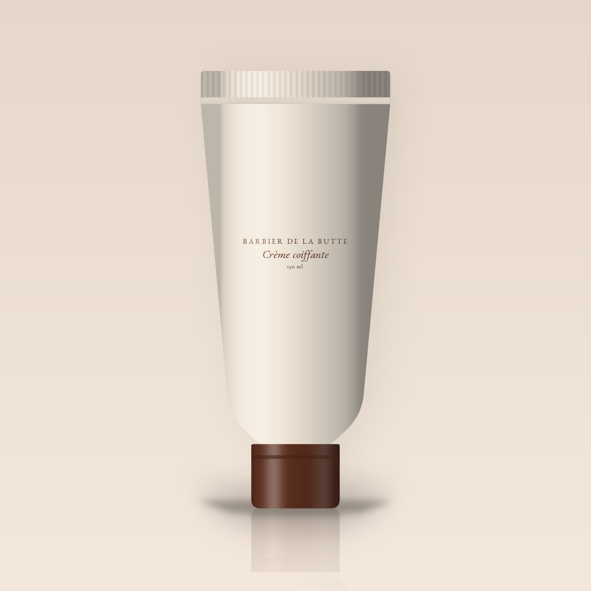Crème coiffante définition intense aux extraits d'algues – Barbier de la Butte, tube 150 ml