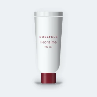Crème à raser Moraine à la menthe poivrée – Edelfels, tube 100 ml