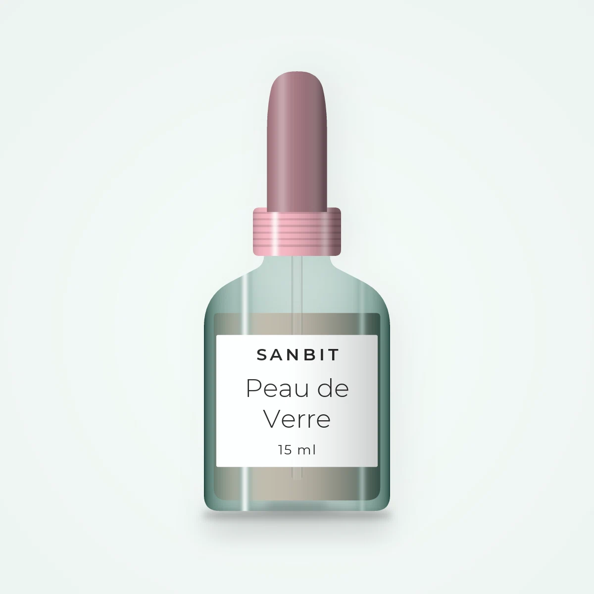 Sérum Peau de Verre à la centella asiatica – Sanbit, flacon compte-gouttes 15 ml