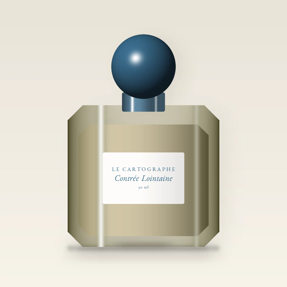 Parfum Contrée Lointaine poétique au poivre rose – Le Cartographe, flacon 30 ml