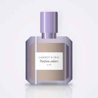 Parfum solaire à la mousse de chêne pour femme – Carnet d'Iris, flacon 50 ml