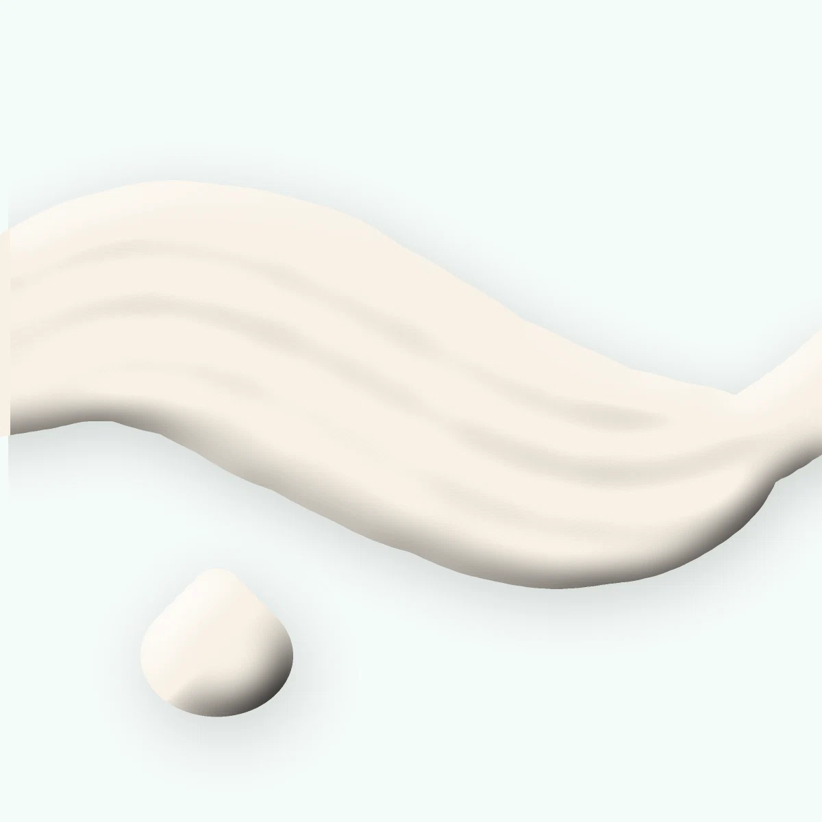 Crème solaire visage hydratante Brume de Jeju SPF 30 – Sanbit, aperçu de la texture