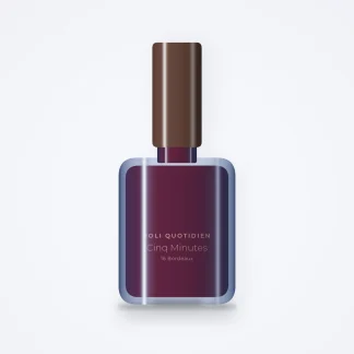 Vernis à ongles Cinq Minutes haute tenue – Joli Quotidien, flacon 12 ml, teinte 16 Bordeaux