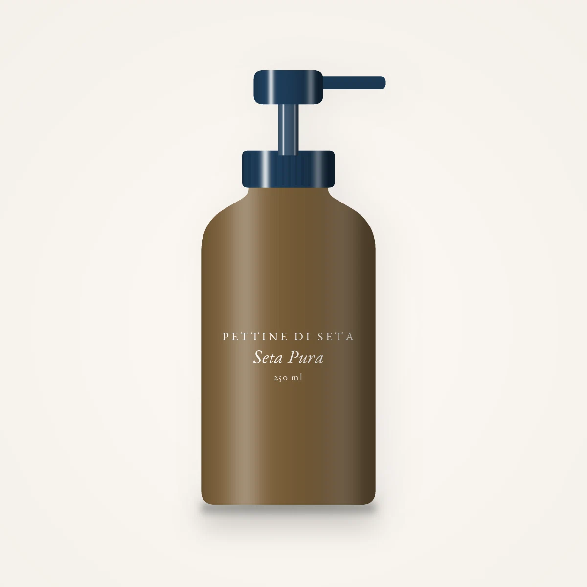 Crème coiffante Seta Pura aux graines de chia – Pettine di Seta, flacon-pompe 250 ml