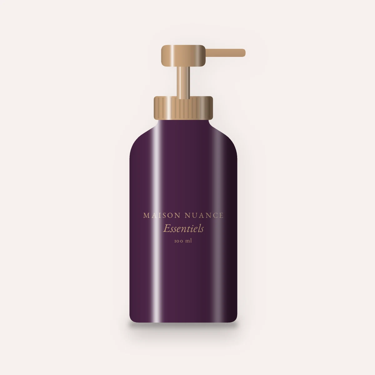 Gel douche Essentiels à l'huile d'argan – Maison Nuance, flacon-pompe 100 ml
