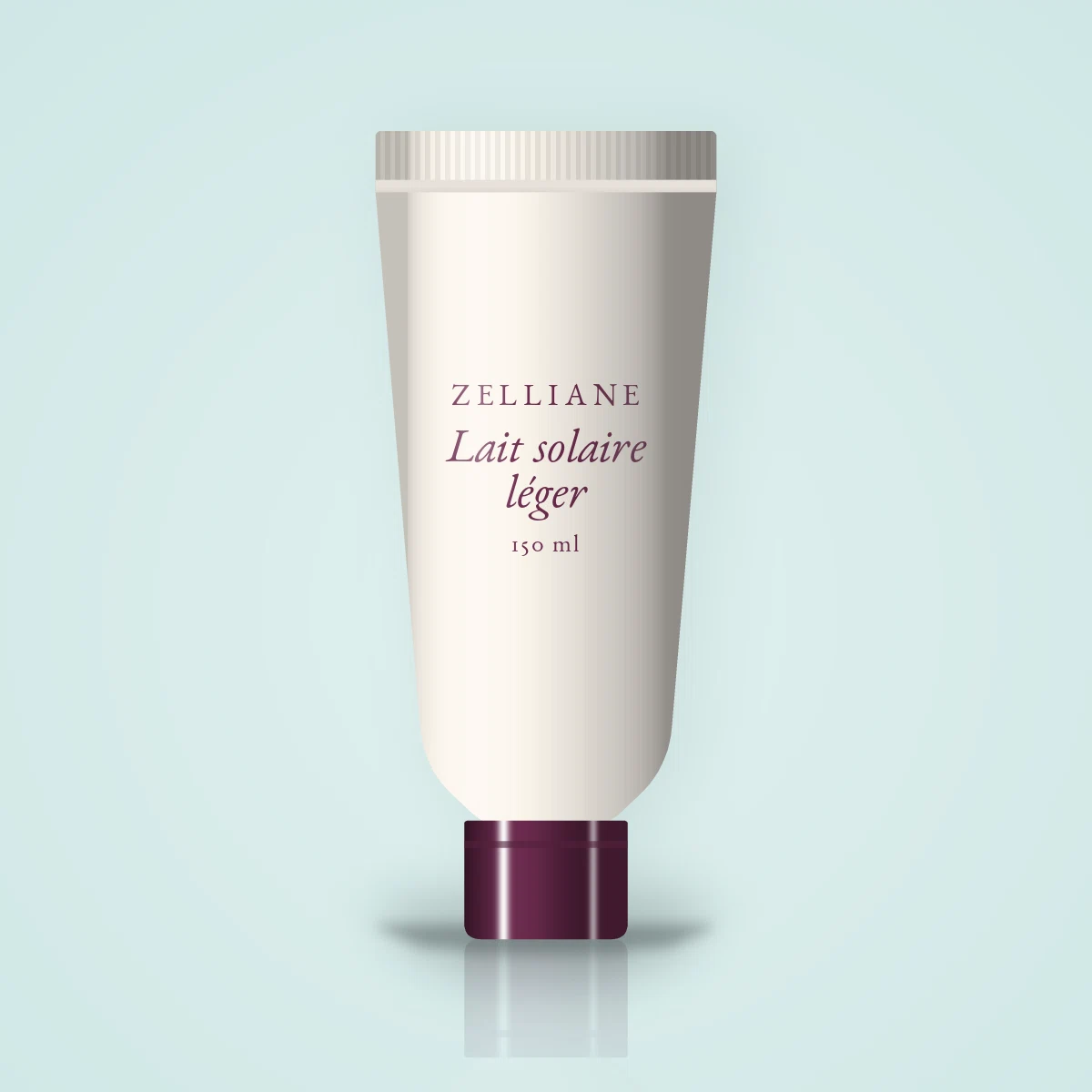 Lait solaire léger à l'huile d'amande douce SPF 30 – Zelliane, tube 150 ml