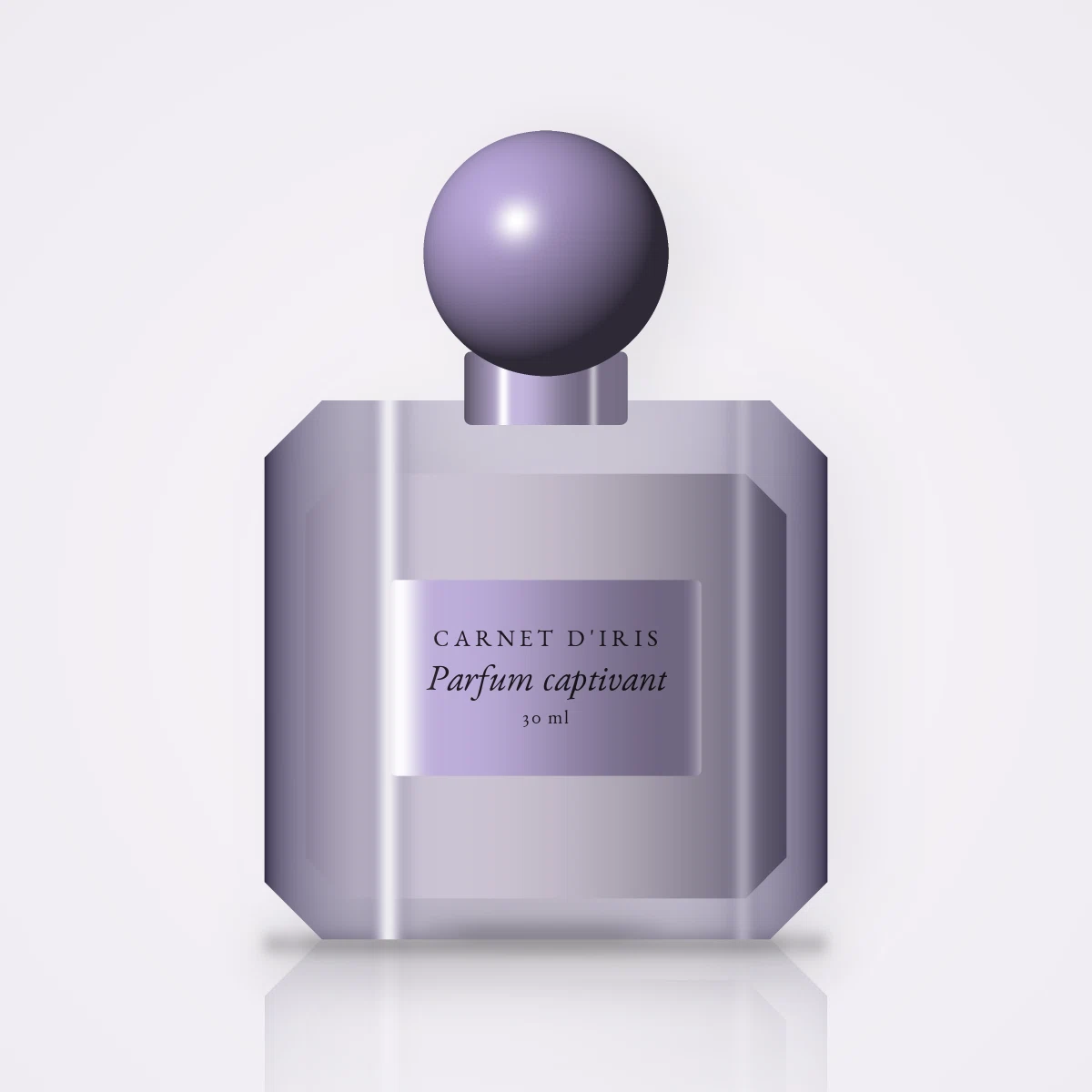 Parfum captivant à la mousse de chêne – Carnet d'Iris, flacon 30 ml