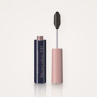 Mascara volume XXL à l'huile de coco – Rive Opaline, flacon et brosse 4 ml, teinte Brun noir