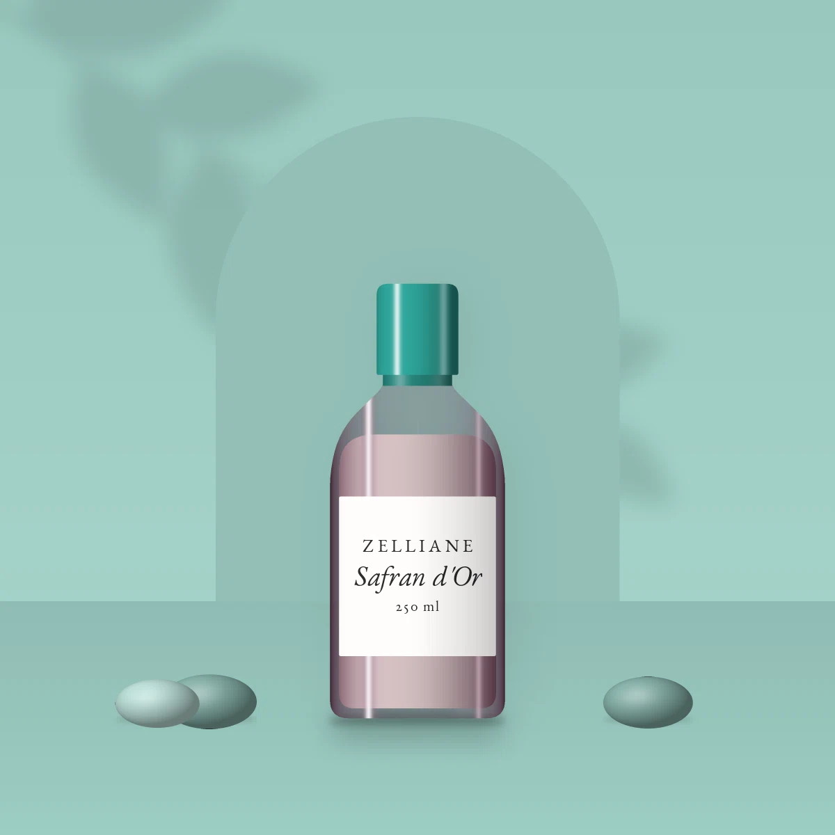 Lait corps Safran d'Or à l'huile d'avocat – Zelliane, photo d'ambiance