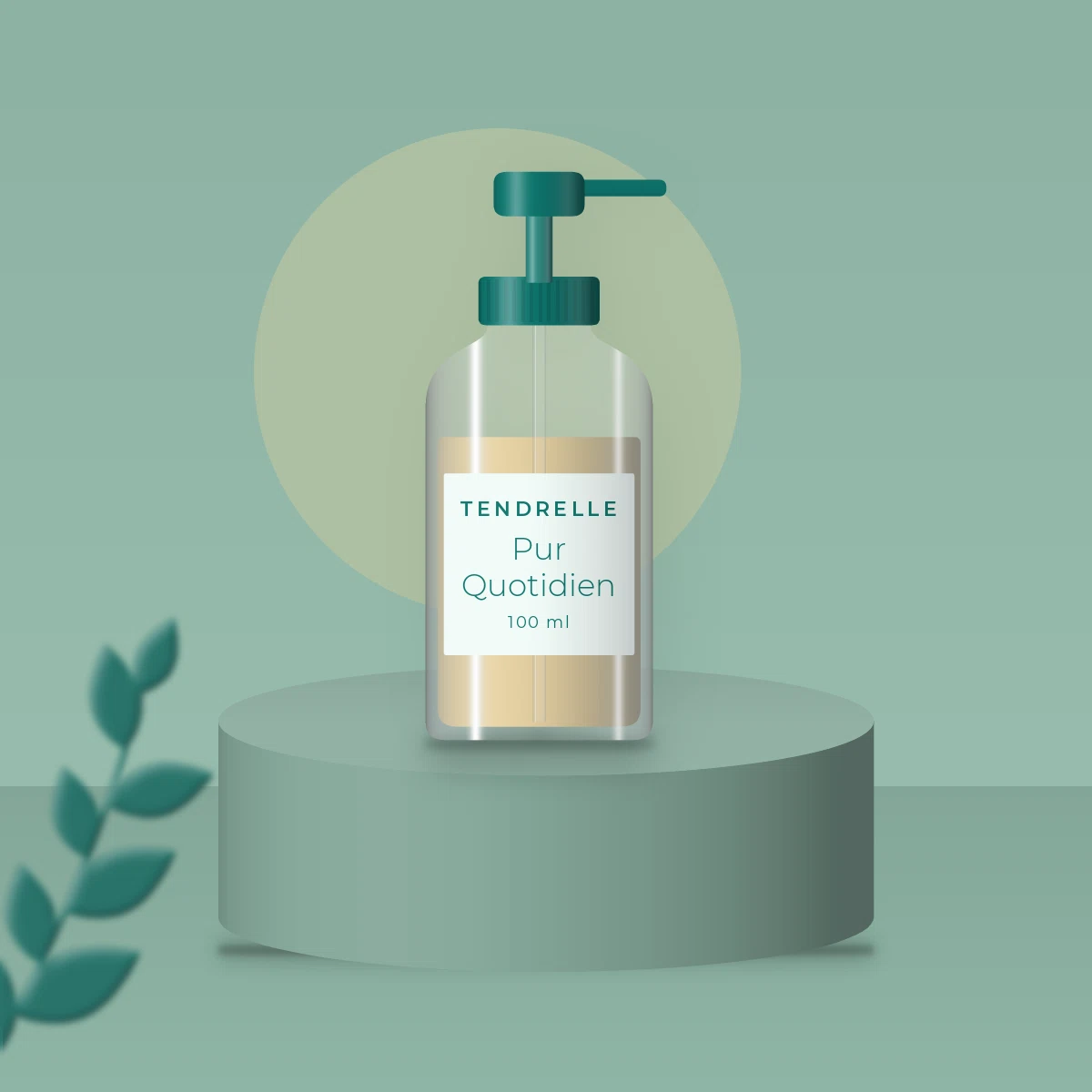 Huile capillaire protection couleur Pur Quotidien – Tendrelle, photo d'ambiance