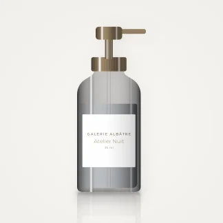 Sérum perfecteur Atelier Nuit – Galerie Albâtre, flacon-pompe 30 ml
